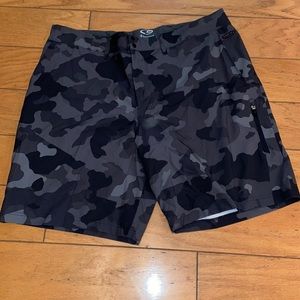 Champion. Black camo shorts. Size 40 waist